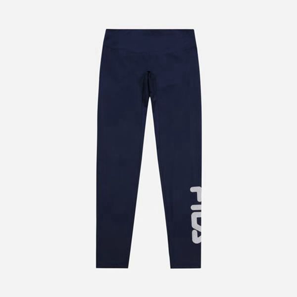 Fila Performance Linear Women's Leggings - Navy,NZ 980-67190